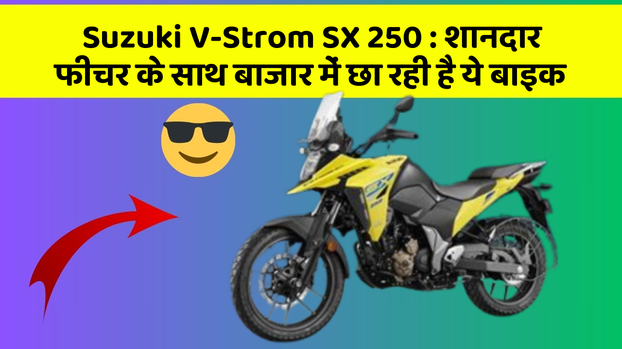 Suzuki V-Strom SX 250: शानदार फीचर के साथ बाजार में छा रही है ये बाइक
